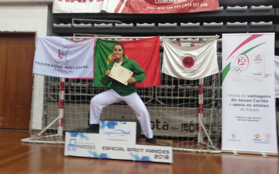Gabriela Dias do HCM alcança 3º Lugar na  Iª Liga Olímpica de Karaté