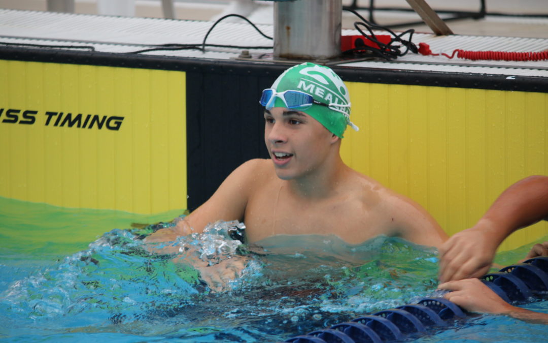 David Tomé do HC Mealhada/Crédito Agrícola, foi o nadador mais medalhado na categoria Infantis B