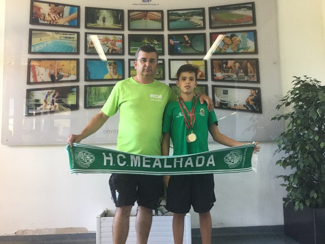 Eduardo Gomes Fernandes e José Eduardo Espinhal Fernandes do HCM/CCA na Seleção Nacional