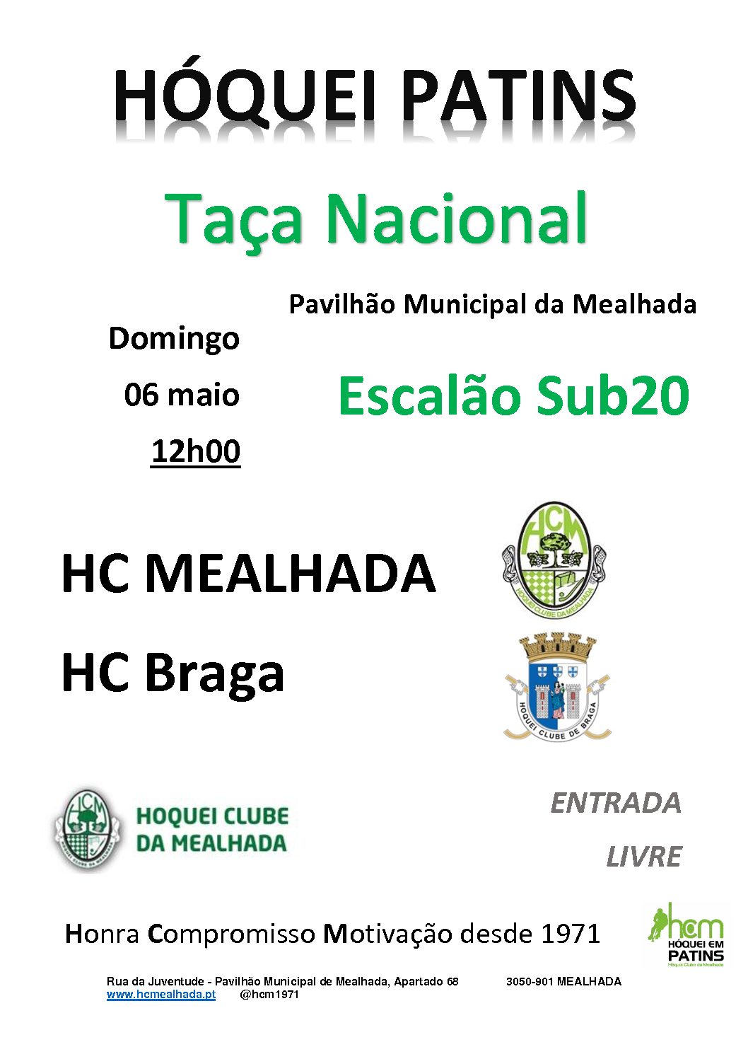 Sub20 do HCM recebem amanhã o HC Braga